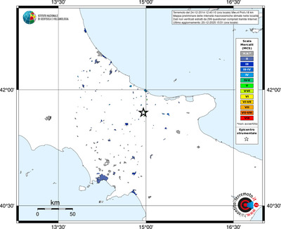 Mappa MCS - territori località