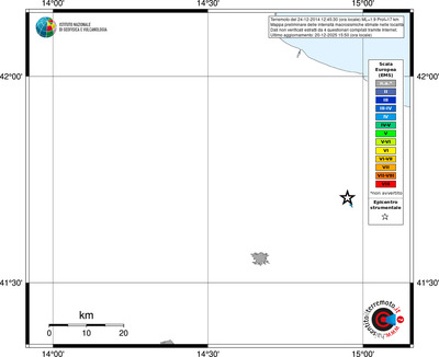 Mappa EMS - territori località