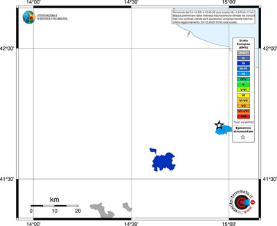 Mappa EMS - territori comuni