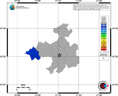 Mappa EMS - territori comuni
