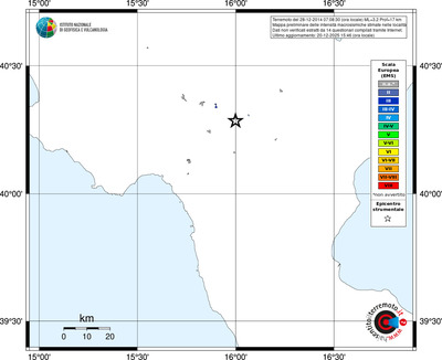 Mappa EMS - territori località