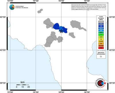 Mappa EMS - territori comuni