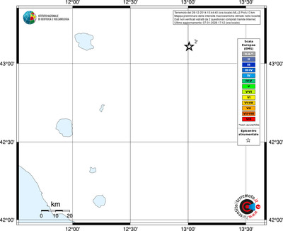 Mappa EMS - territori località