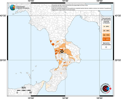 Mappa territorio comunale con almeno 3 questionari