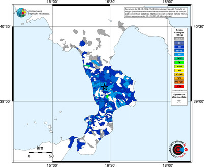 Mappa EMS - territori comuni
