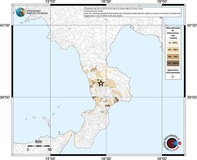 Mappa territorio comunale con almeno 3 questionari