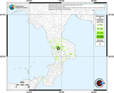 Mappa territorio comunale con almeno 3 questionari