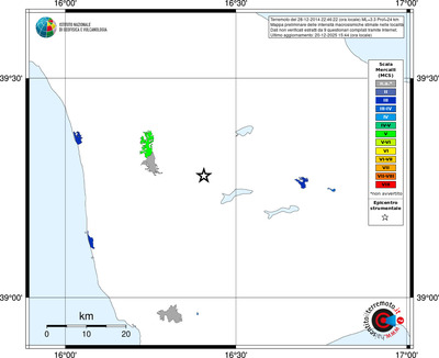 Mappa MCS - territori località