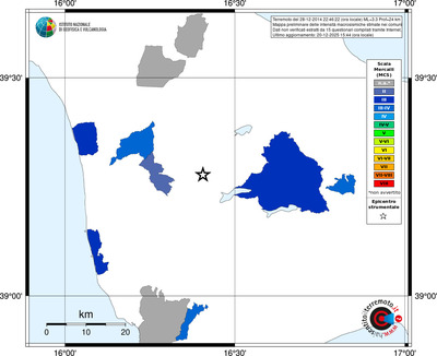 Mappa MCS - territori comuni