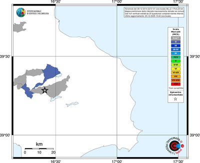 Mappa MCS - territori comuni