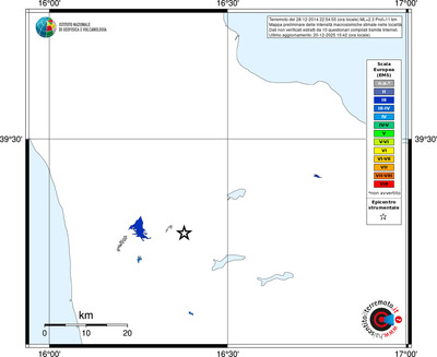 Mappa EMS - territori località
