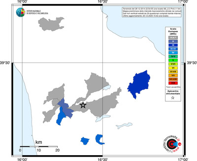 Mappa EMS - territori comuni