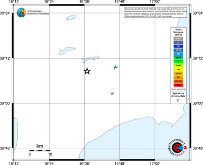 Mappa EMS - territori località