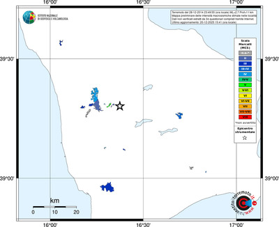 Mappa MCS - territori località