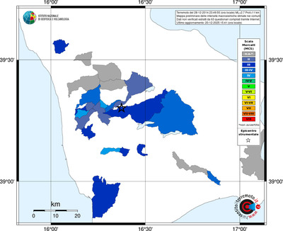 Mappa MCS - territori comuni