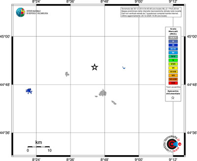 Mappa MCS - territori località