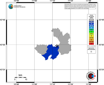 Mappa EMS - territori comuni