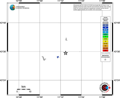 Mappa MCS - territori località