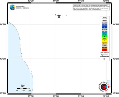 Mappa MCS - territori località