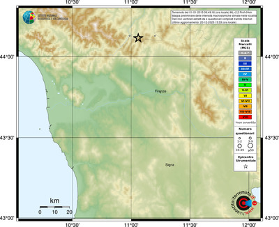 Mappa MCS - località