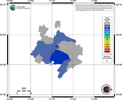 Mappa MCS - territori comuni