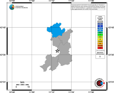 Mappa EMS - territori comuni
