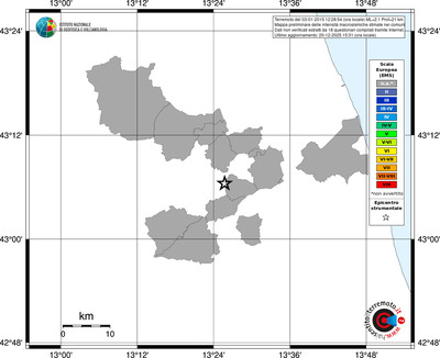 Mappa EMS - territori comuni