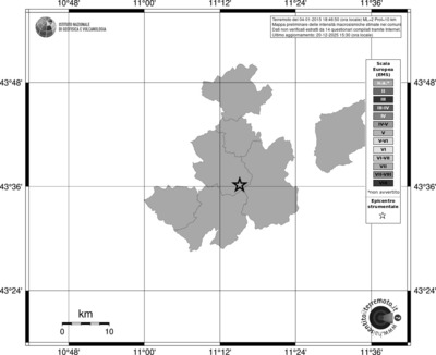 Mappa EMS - territori comuni