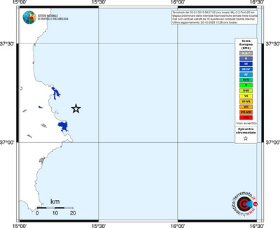 Mappa EMS - territori località