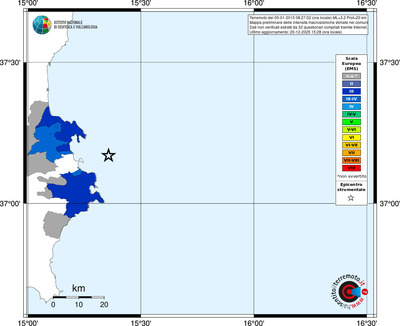 Mappa EMS - territori comuni