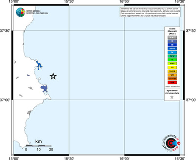 Mappa MCS - territori località