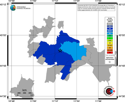 Mappa EMS - territori comuni