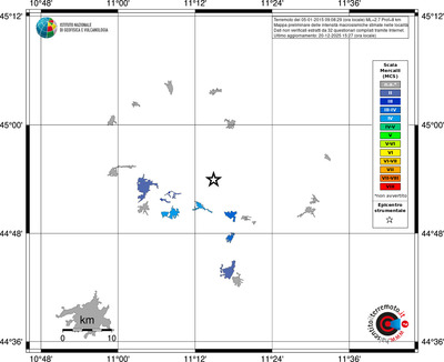 Mappa MCS - territori località