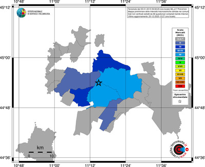 Mappa MCS - territori comuni