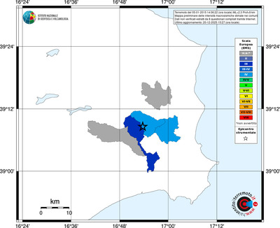 Mappa EMS - territori comuni