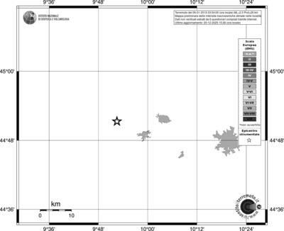 Mappa EMS - territori località