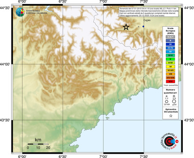 Mappa EMS - località