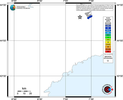 Mappa EMS - territori comuni