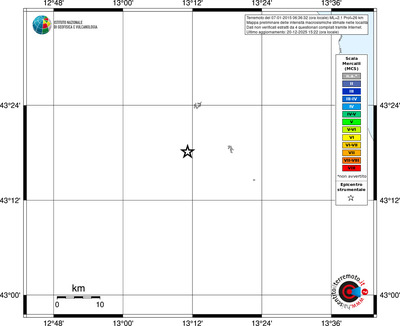 Mappa MCS - territori località