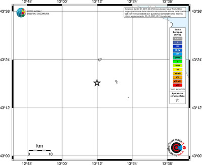 Mappa EMS - territori località