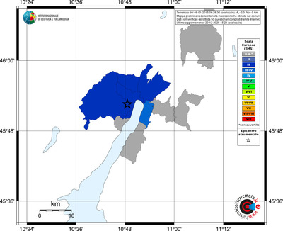 Mappa EMS - territori comuni