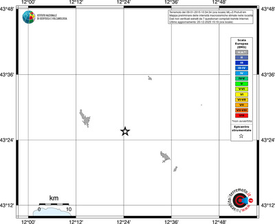 Mappa EMS - territori località