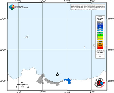 Mappa EMS - territori comuni