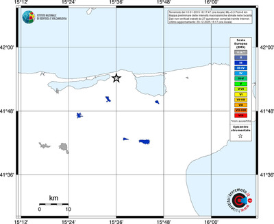 Mappa EMS - territori località