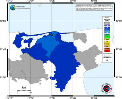 Mappa EMS - territori comuni