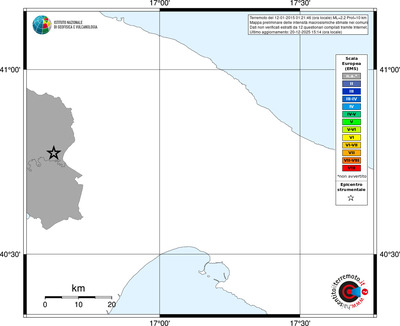 Mappa EMS - territori comuni