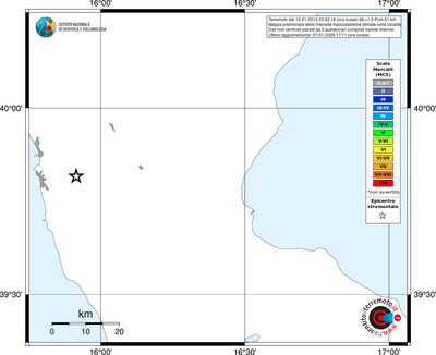 Mappa MCS - territori località