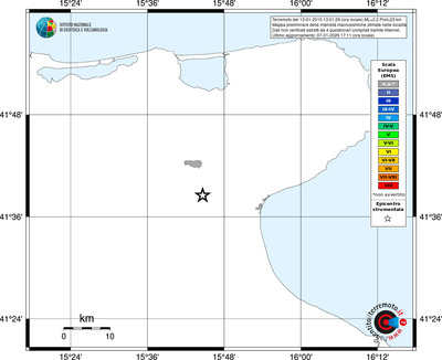 Mappa EMS - territori località