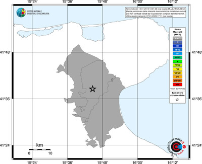 Mappa MCS - territori comuni