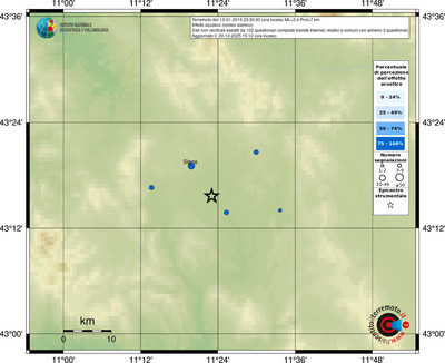 Mappa comuni con almeno 3 questionari